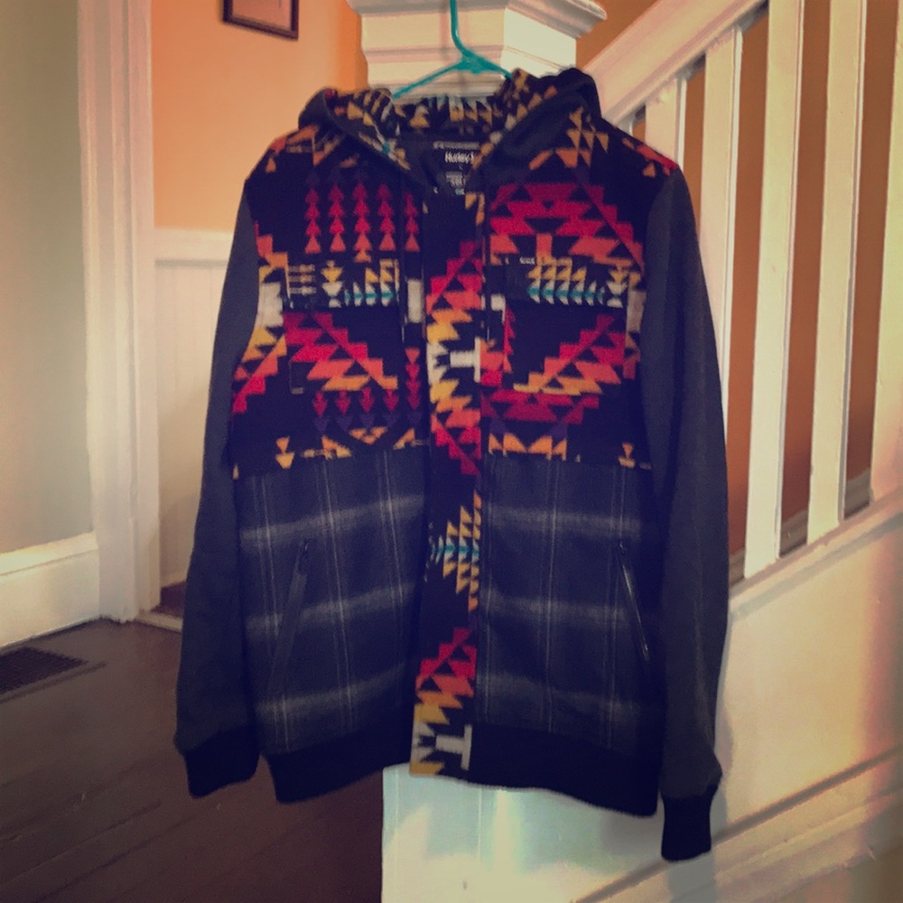 Hurley by Pendleton Hooded Jacquard Sweatshirt