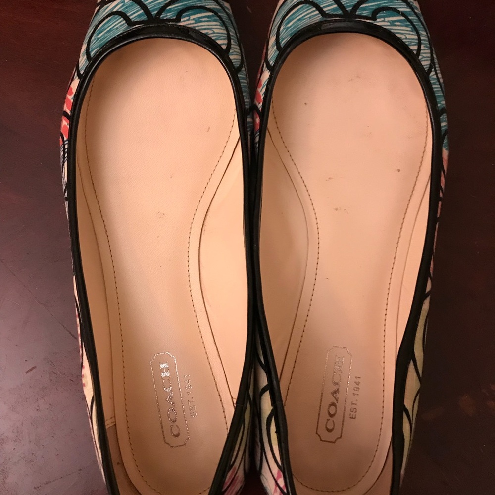 Coach ballet flats