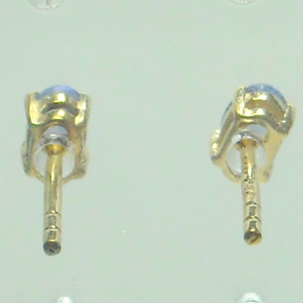 NWT Natural Tanzanite Earrings - Picture 5 of 5
