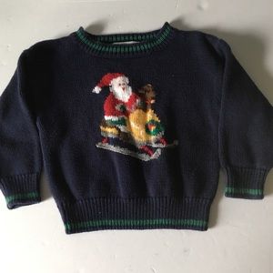 🎅🏻Toddler Boys Christmas Sweater 2T Santa Party