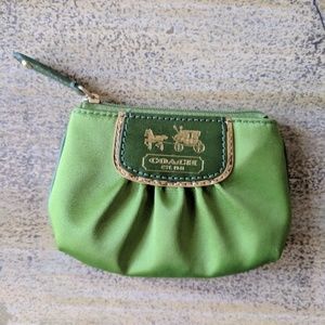 Coach Green Change Purse