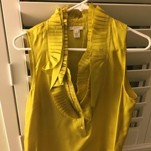 J. Crew Blouse in Yellow, Size 8