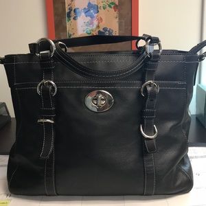 Coach Black Day Tote