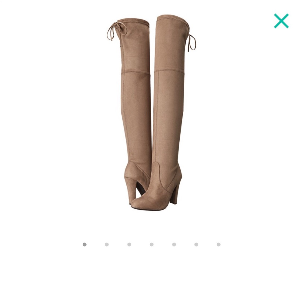 Over the knee heel boots