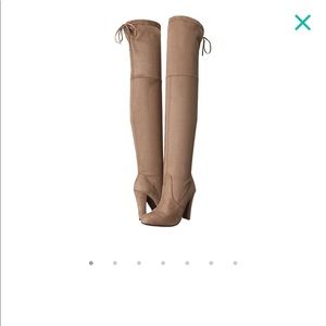 Over the knee heel boots