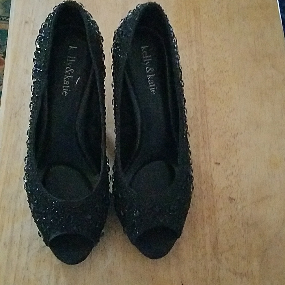 Lovely sequined party shoes