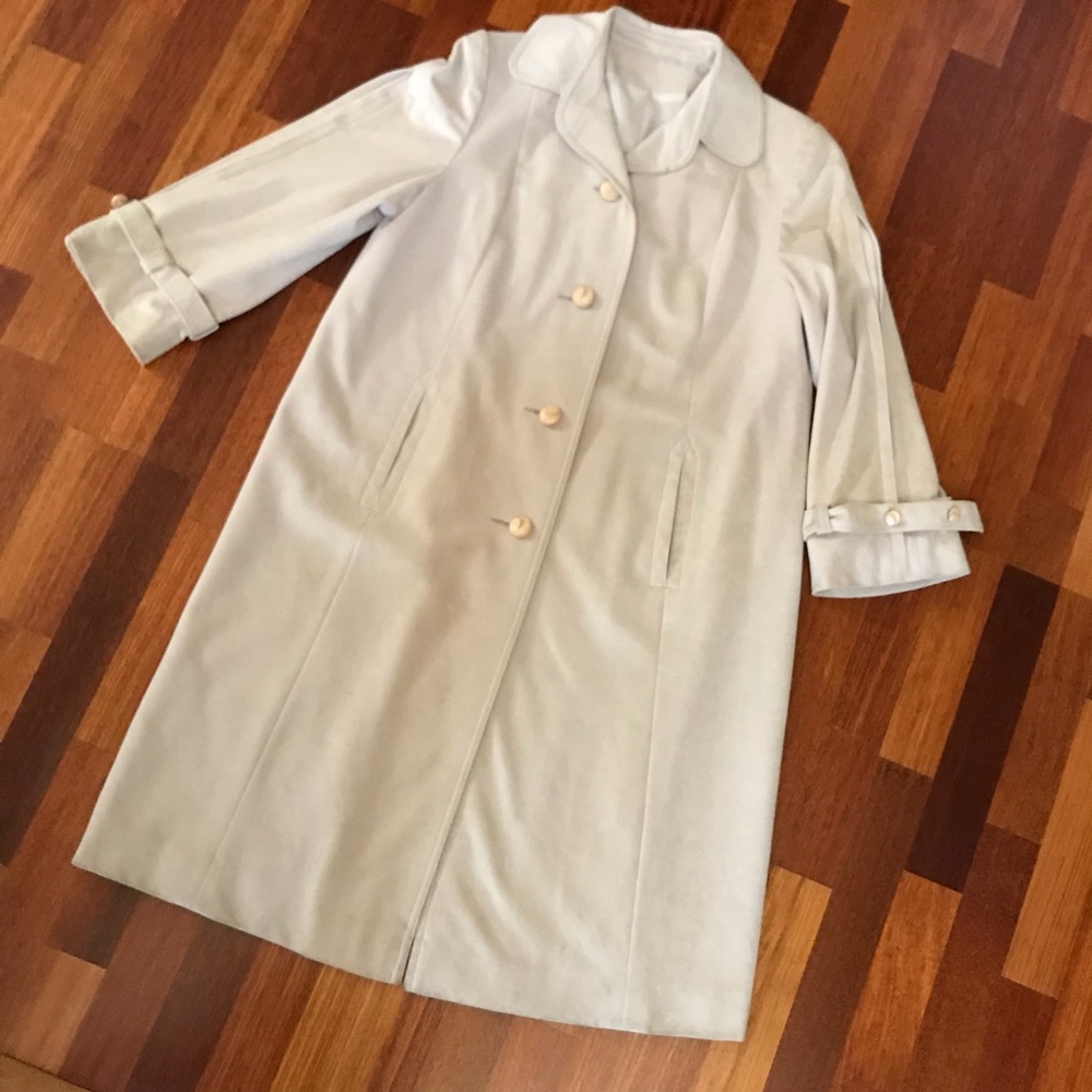 Cream colored coat