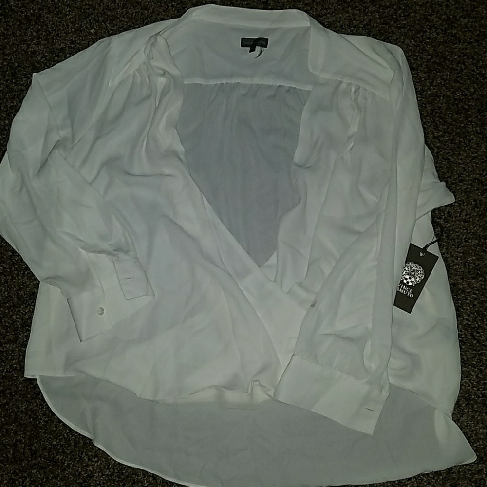 Vince Camuto Wrap Blouse 1x