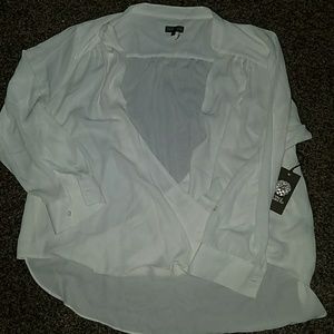Vince Camuto Wrap Blouse 1x
