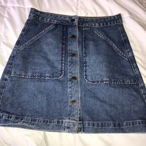 Forever 21 Jean Skirt