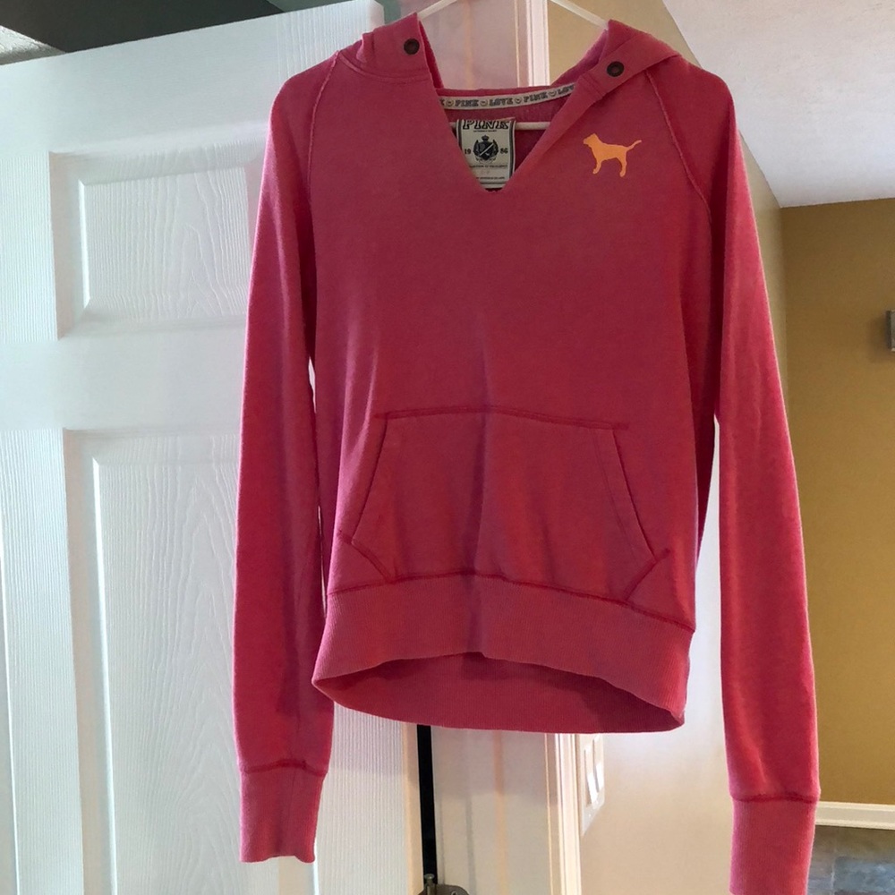 Pink hoodie