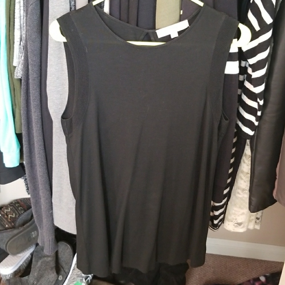 Sleeveless Loft top.