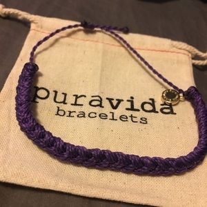 Purple Braided Pura Vida bracelet NEVER WORN!