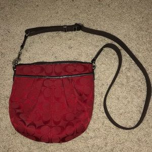 Red Coach Purse