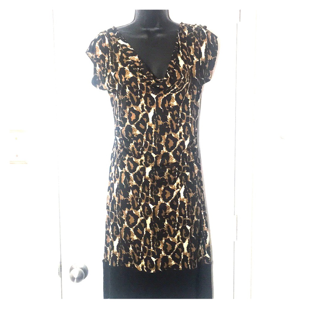 DVF for Nieman’s Cowl Neck Leopard Dress 🐆