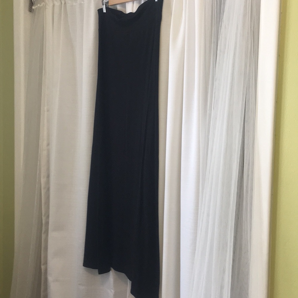 Black maxi skirt