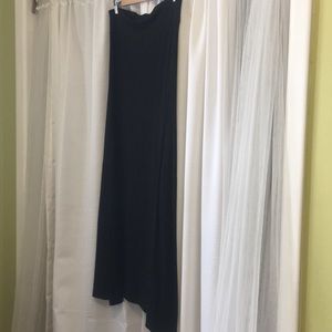 Black maxi skirt
