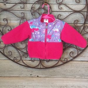 The North Face winter coat for a baby girl