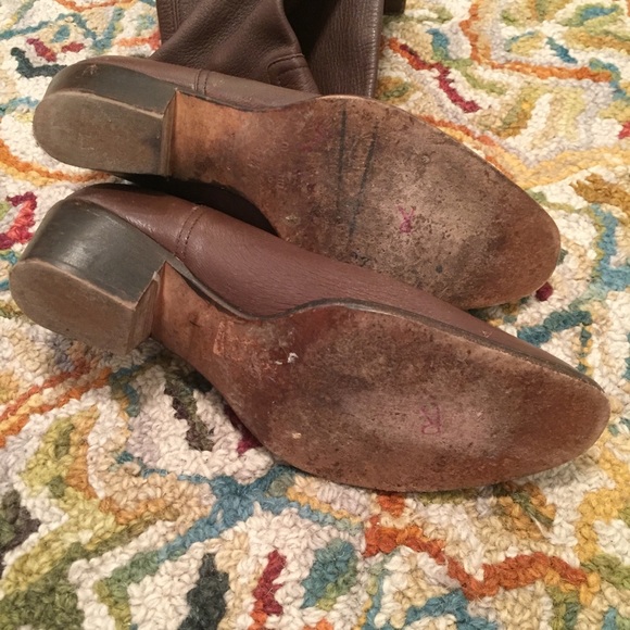 MIU MIU Boots Size 37.5 in Brown Leather - Picture 4 of 7