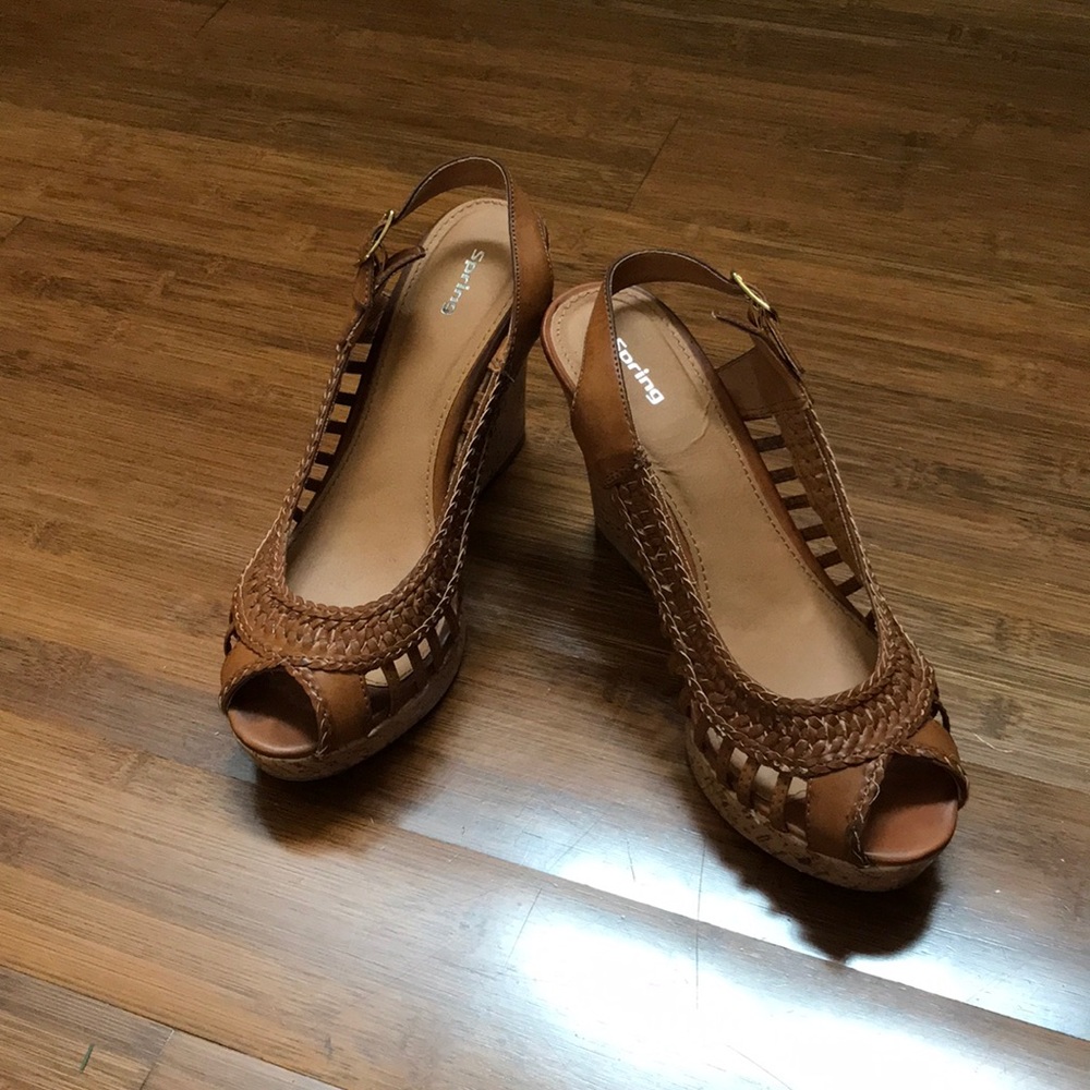 Open toe wedges
