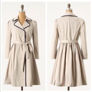 Anthropologie fair lady trench coat by elevenses