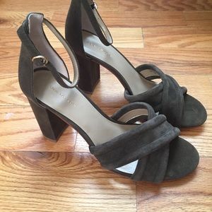 Ann Taylor Suede Strappy Shoes