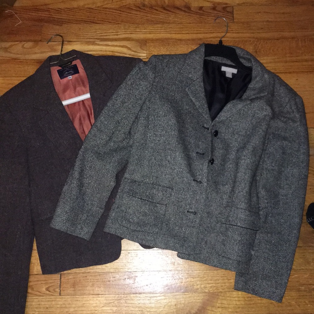 2 vintage style blazers