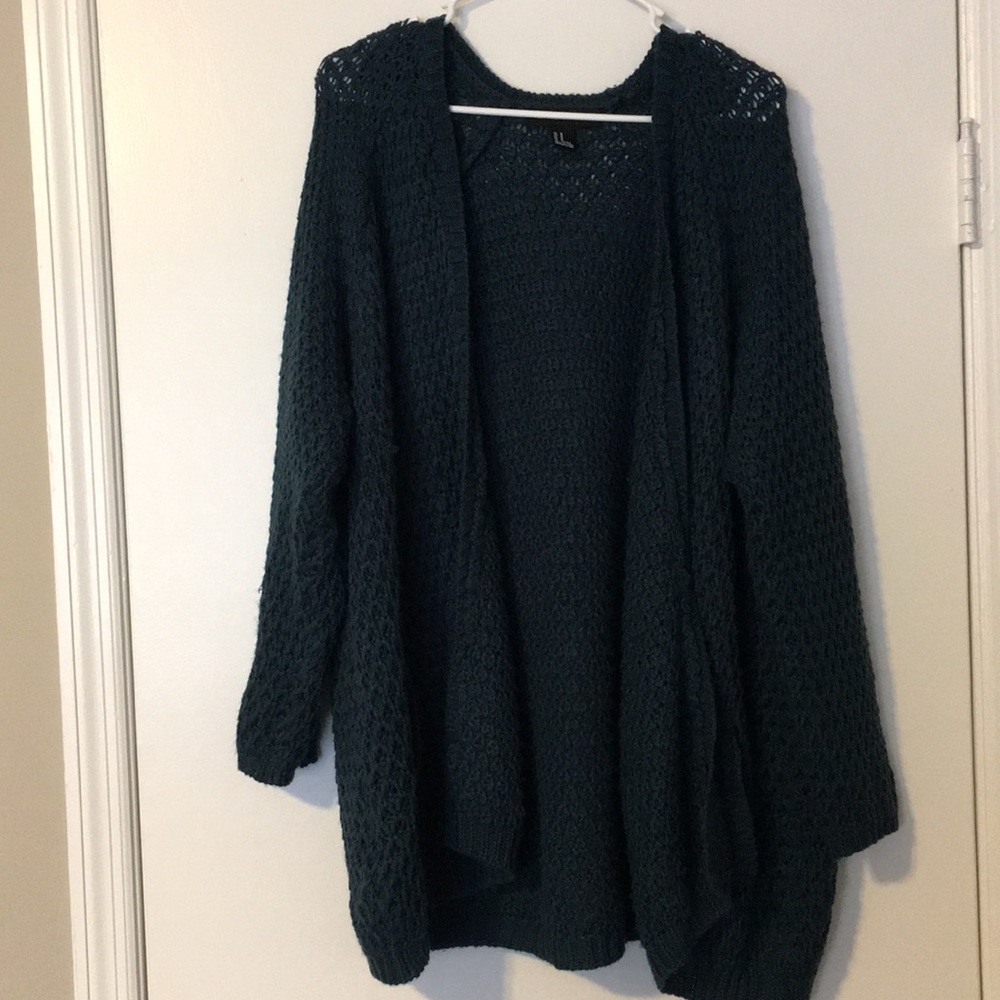 Over sized knit cardigan