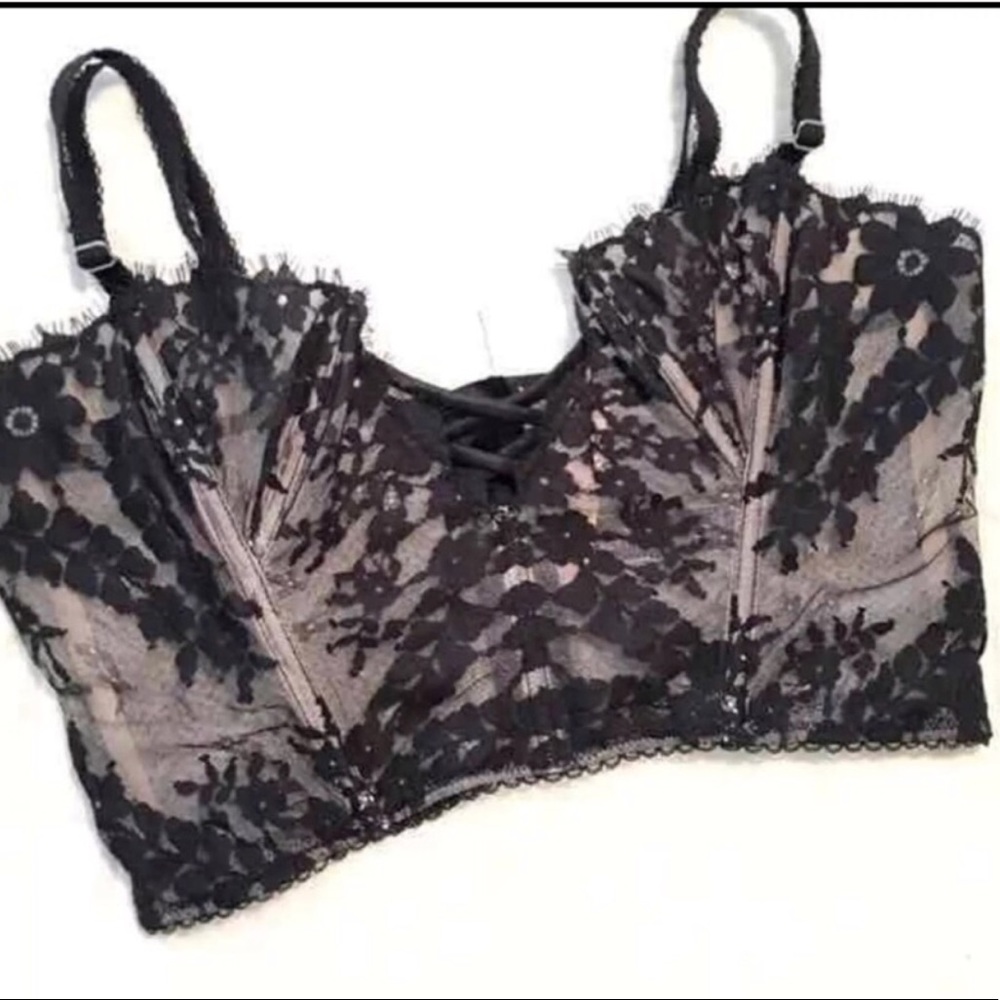 NWT Floral Mini Bustier