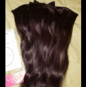 SOLD Bellami extensions Dark Brown 5 piece