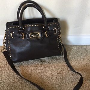 Brown/gold Michael Kors Bag.  Used for 2 months