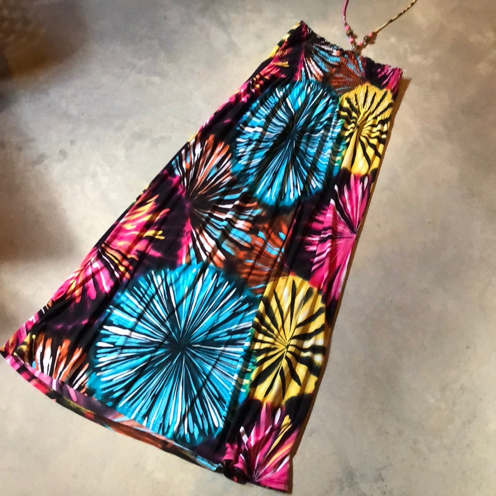 Colorful maxi dress