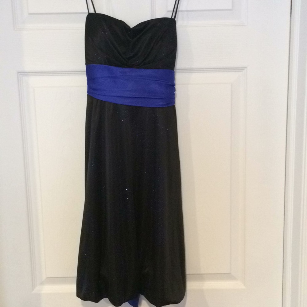 Black and Blue Dress
