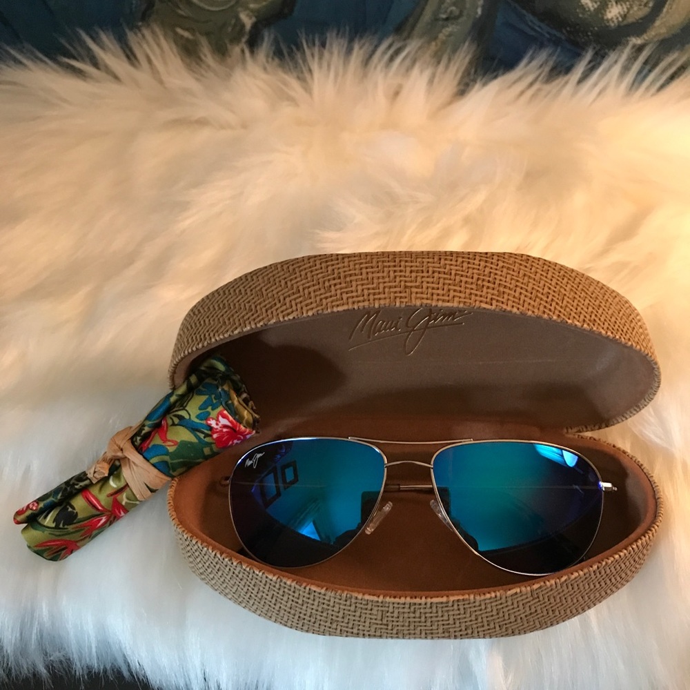 Maui Jim Aviator Sea House Sunglasses - New!