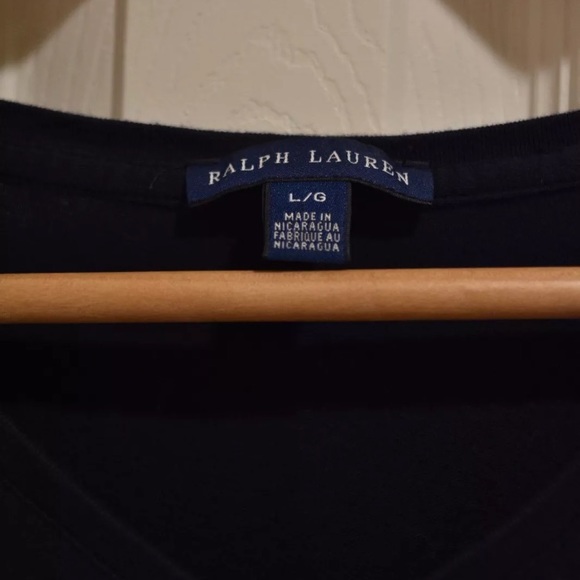 POLO Ralph Lauren Knit Longsleeve T Shirt Large - Picture 5 of 8