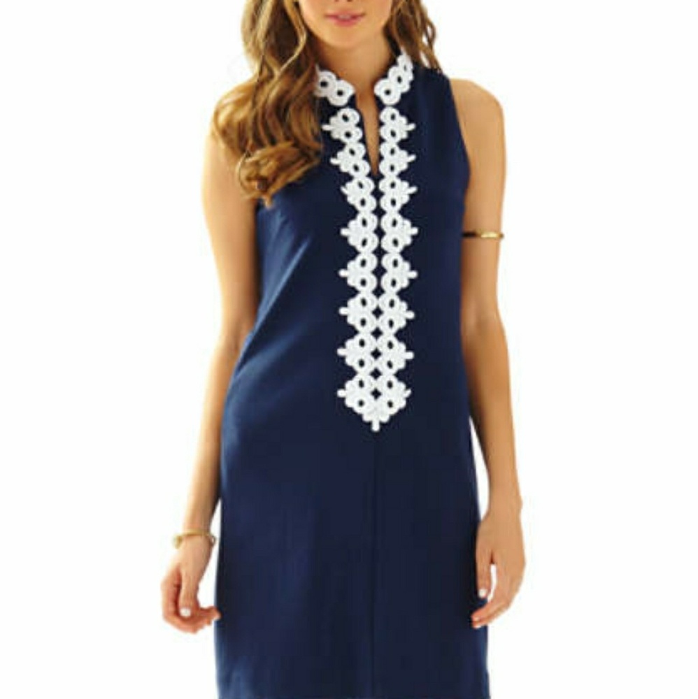 Lilly Pulitzer Callista High Collar Shift Dress