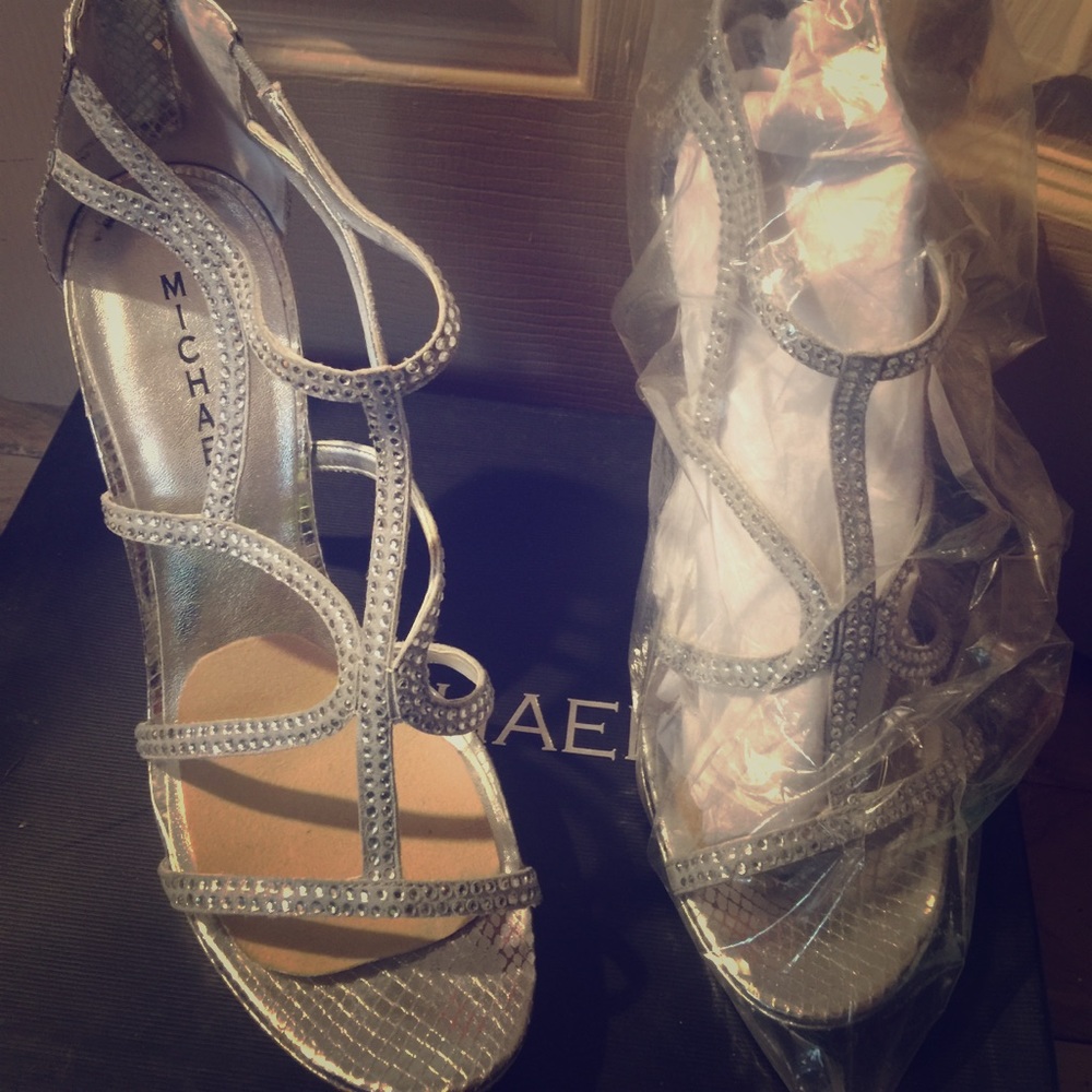 Silver heels