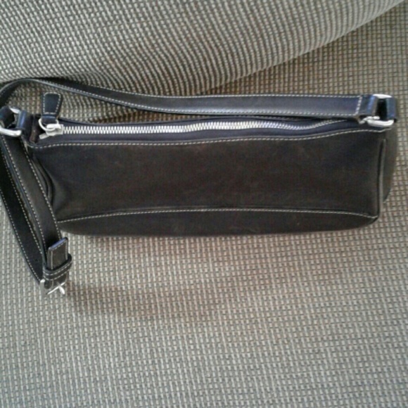 Coach brown leather small hobo style bag Euc - Picture 2 of 5