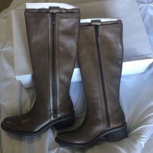 Calvin Klein leather boots