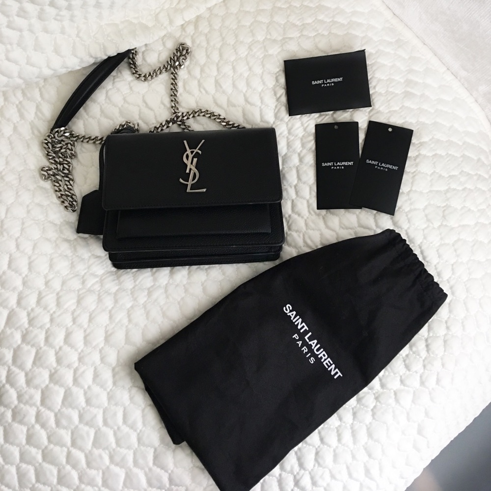 Authentic Saint Laurent Monogram Sunset bag