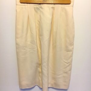 Vintage | Charter Club Yellow Pencil Skirt