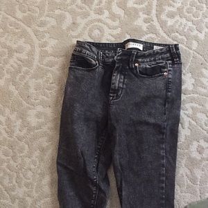 Pac Sun high rise weathered jeans