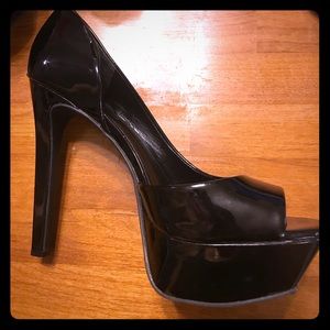 Jessica Simpson black heels, size 8.5