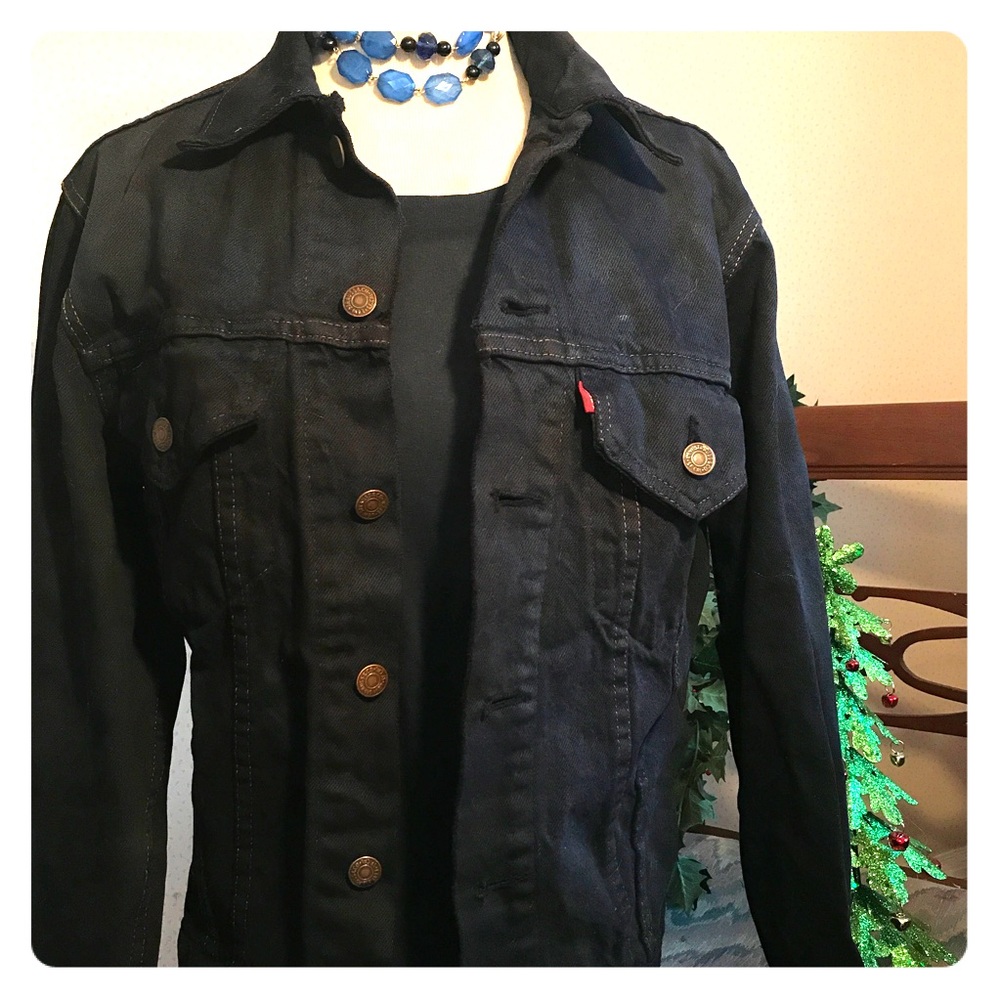 Levi's Vintage Dyed Denim Jacket Navy / Black