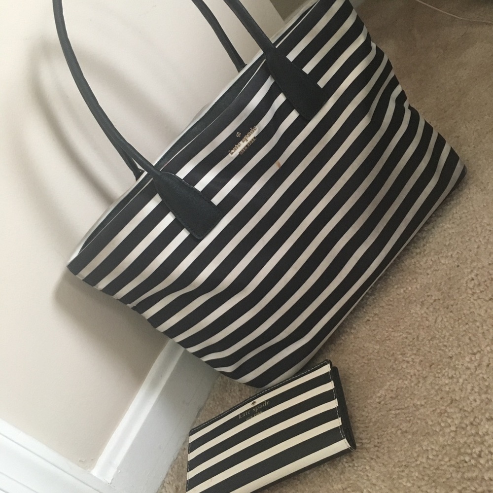 Kate spade tote and matching wallet!
