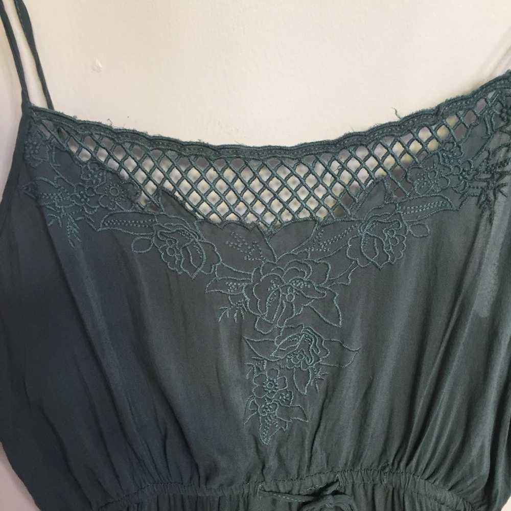 Turquoise Hippie Dress