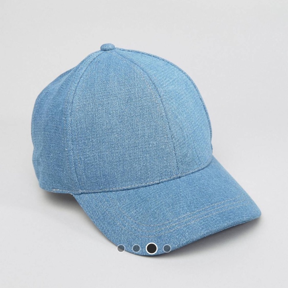Blue Denim Baseball Cap