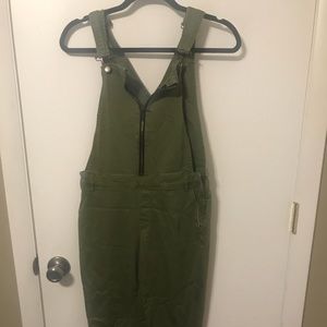 Olive Green Overalls