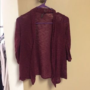 Maroon Cardigan!