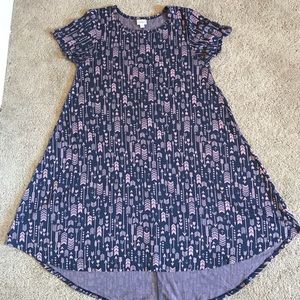 Lularoe Carly t-shirt dress  size M EUC